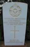 Headstone of Lac G R Young killed in the crash of Anson R3518
Mallala War Cemetery.
Photo Rod Farquhar. Headstone of Lac G R Young killed in the crash of Anson R3518
Mallala War Cemetery.
Photo Rod Farquhar.